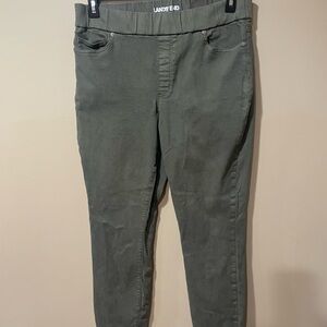 Lands' End Women's Forest Green Jeggings